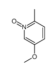 5-methoxy-2-methyl-1-oxidopyridin-1-ium结构式