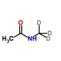N-(2H3)Methylacetamide Structure