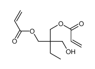 2-ethyl-2-(hydroxymethyl)-1,3-propanediyl diacrylate Structure