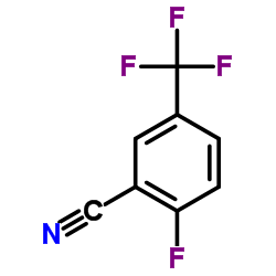 2-氟-5-三氟甲基苯甲腈结构式