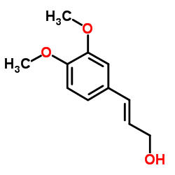 3,4-dimethoxycinnamylic alcohol structure