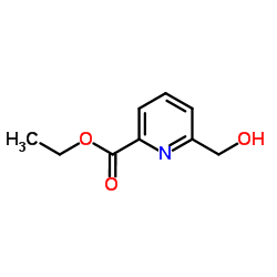 6-羟基甲基-吡啶-2-羧酸乙酯结构式