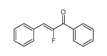(Z)-1,3-diphenyl-2-fluoro-2-propen-1-one Structure