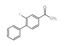4-乙酰基-2-氟联苯结构式