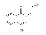 邻苯二甲酸一丙酯结构式