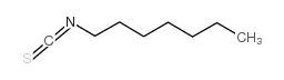 1-异硫代氰酸庚酯结构式