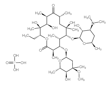 磷酸红霉素结构式