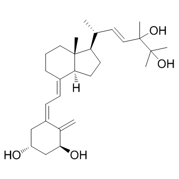 1alpha,24,25-三羟基维生素 D2结构式