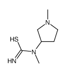 n-甲基-n-(1-甲基-3-吡咯烷)-硫脲结构式