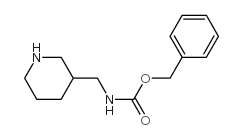 苄基哌啶-3-甲基氨基甲酸酯盐酸盐结构式