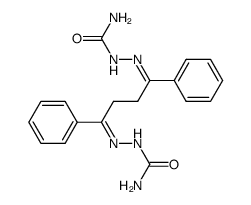 1,4-diphenyl-butane-1,4-dione disemicarbazone Structure