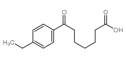 7-(4-ethylphenyl)-7-oxoheptanoic acid Structure