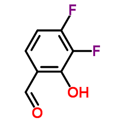 3,4-Difluoro-2-hydroxybenzaldehyde Structure