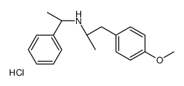 [R-(R*,R*)]-4-Methoxy-α-Methyl-N-(1-phenylethyl)-benzeneethanamine Hydrochloride Structure
