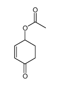 (4-oxocyclohex-2-en-1-yl) acetate结构式
