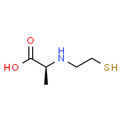 L-Alanine, N-(2-mercaptoethyl)- (9CI) Structure
