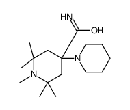 1,2,2,6,6-pentamethyl-4-piperidin-1-ylpiperidine-4-carboxamide Structure