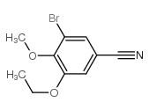 3-溴-5-乙氧基-4-甲氧基苯甲腈结构式
