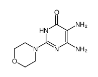 5,6-diamino-2-morpholinopyrimidin-4(3H)-one Structure