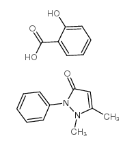 phenazone salicylate Structure