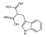 2-(1H-indol-3-ylmethyl)propanediamide结构式