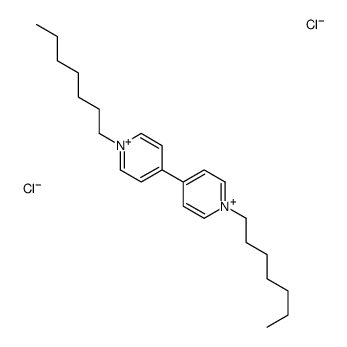 1-heptyl-4-(1-heptylpyridin-1-ium-4-yl)pyridin-1-ium,dichloride Structure