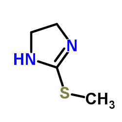 2-甲硫基-2-咪唑啉氢碘酸盐结构式