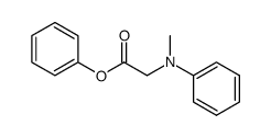phenyl 2-(methyl(phenyl)amino)acetate结构式