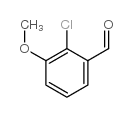 2-氯-3-甲氧基苯甲醛结构式