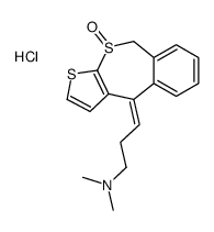 (3E)-N,N-dimethyl-3-(4-oxo-5H-thieno[2,3-c][2]benzothiepin-10-ylidene)propan-1-amine,hydrochloride Structure