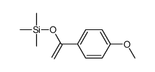 1-(4-methoxyphenyl)ethenoxy-trimethylsilane结构式