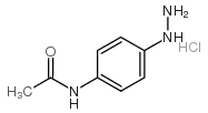 4-乙酰氨基苯肼盐酸盐结构式