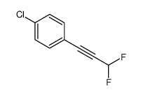 1-chloro-4-(3,3-difluoroprop-1-ynyl)benzene结构式