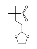 2-(3-甲基-3-硝基丁基)-1,3-二噁戊环结构式