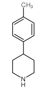 4-(4-甲基苯基)哌啶结构式
