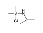 N-[chloro(dimethyl)silyl]-2-methylpropan-2-amine结构式