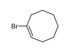 1-bromo-1-cyclooctene Structure