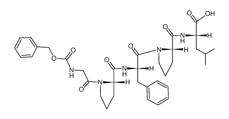 Z-Gly-Pro-Phe-Pro-Leu-OH structure