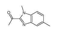 Ethanone, 1-(1,5-dimethyl-1H-benzimidazol-2-yl)- (9CI) Structure