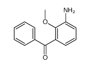 (3-amino-2-methoxyphenyl)-phenylmethanone Structure