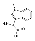 (S)-氨基-(1-甲基-1H-吲哚-3-基)-乙酸结构式