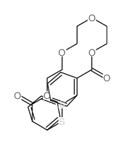 7,8,10,11,13,14-Hexahydro-5H,16H-dibenzo[l,p][1,4,7,10,14,15]tetraoxadithiacyclooctadecine-5,16-dione结构式