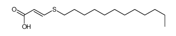 3-dodecylsulfanylprop-2-enoic acid结构式