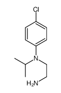 N'-(4-chlorophenyl)-N'-propan-2-ylethane-1,2-diamine结构式