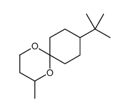 9-(1,1-dimethylethyl)-2-methyl-1,5-dioxaspiro[5.5]undecane结构式