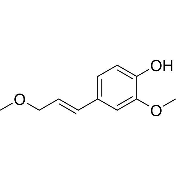 γ-甲氧基异丁子香酚结构式