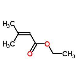Ethyl 3-methyl-2-butenoate Structure