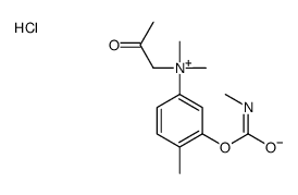 dimethyl-[4-methyl-3-(methylcarbamoyloxy)phenyl]-(2-oxopropyl)azanium,chloride Structure
