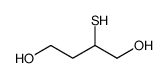 2-sulfanylbutane-1,4-diol结构式