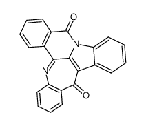 Dibenzo[b,f][1]benzazepino[2,3,4-hi]indolizine-10,16-dione Structure